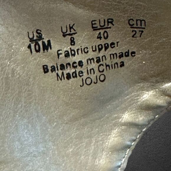 CARLOS by Carlos Santana Size 10M JoJo Tan Brown Suede Sandal Strap 4inch heel - Picture 8 of 8